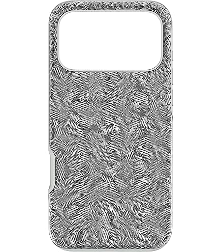 SWAROVSKI iPhone15ケース　シルバー系 High smartphone case, iPhone® 17, Silver tone | Swarovski