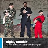 FORT Unisex Kid Coverall 333-WDL-36 Camo 36" Tearaway Junior view 3