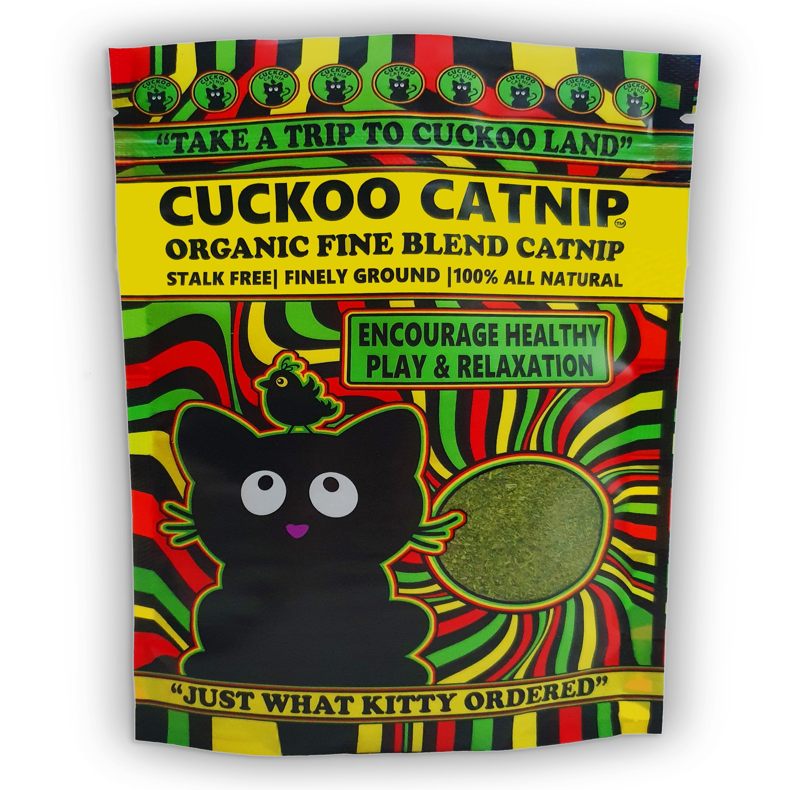 Cuckoo Catnip 50g – Fine Blend Catnip, Stalk-Free, Extra Strong Aroma