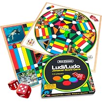 Amazon.com: LUDI Board Jamaican 6 and 4 Players Ludo Board Game ...