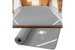 MABOZOO 80 * 60 Inch RV Underlay Under Mattress Pad, Breathable 3D Air Mesh RV Under Mattress Ventilation Creating Air Flow for RV, Boat, Camper, Bed (Queen)