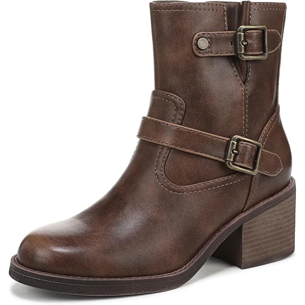 XOXO Women's Nancy Mid Calf Boot | Round Toe, Padded Insole, Buckle Detail, Comfort Heel - View #11