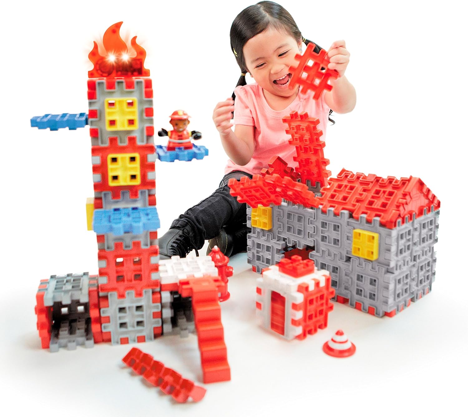 little tikes waffle blocks fire truck