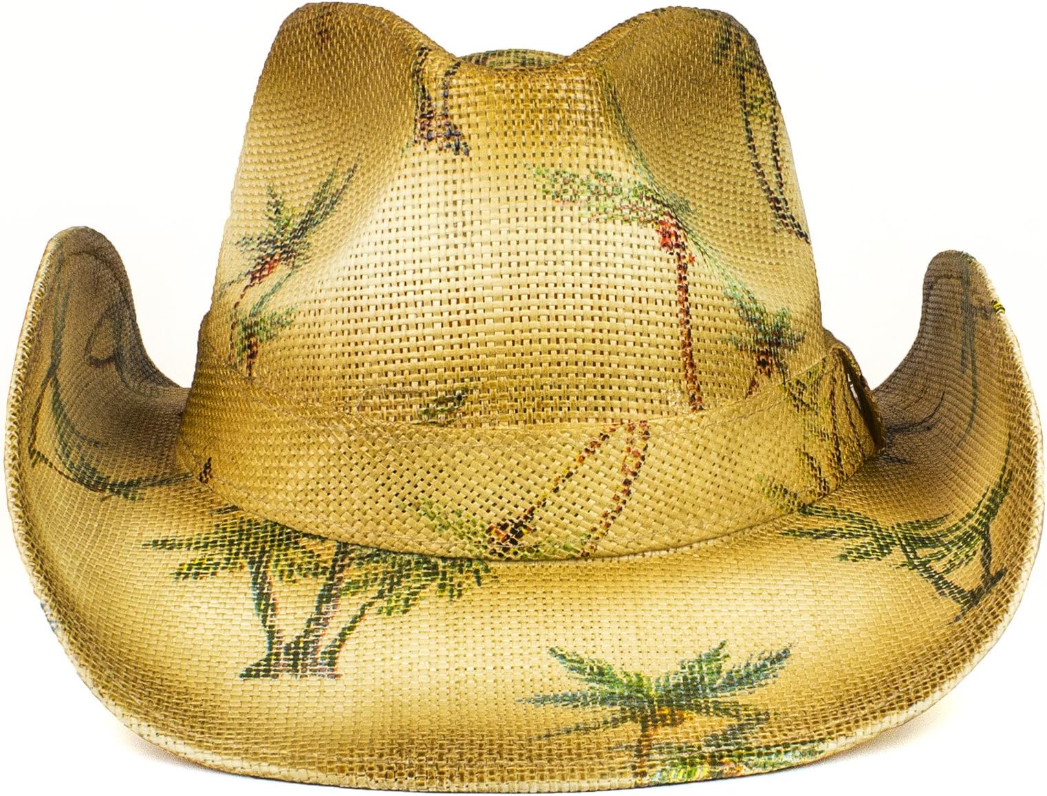 Cowbucker Party Straw Cowboy Hat | Lightweight Outdoor Wide Brim Sun Hat