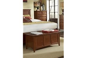 A-America Westlake Cedar-Lined Blanket Trunk, Cherry Brown Finish