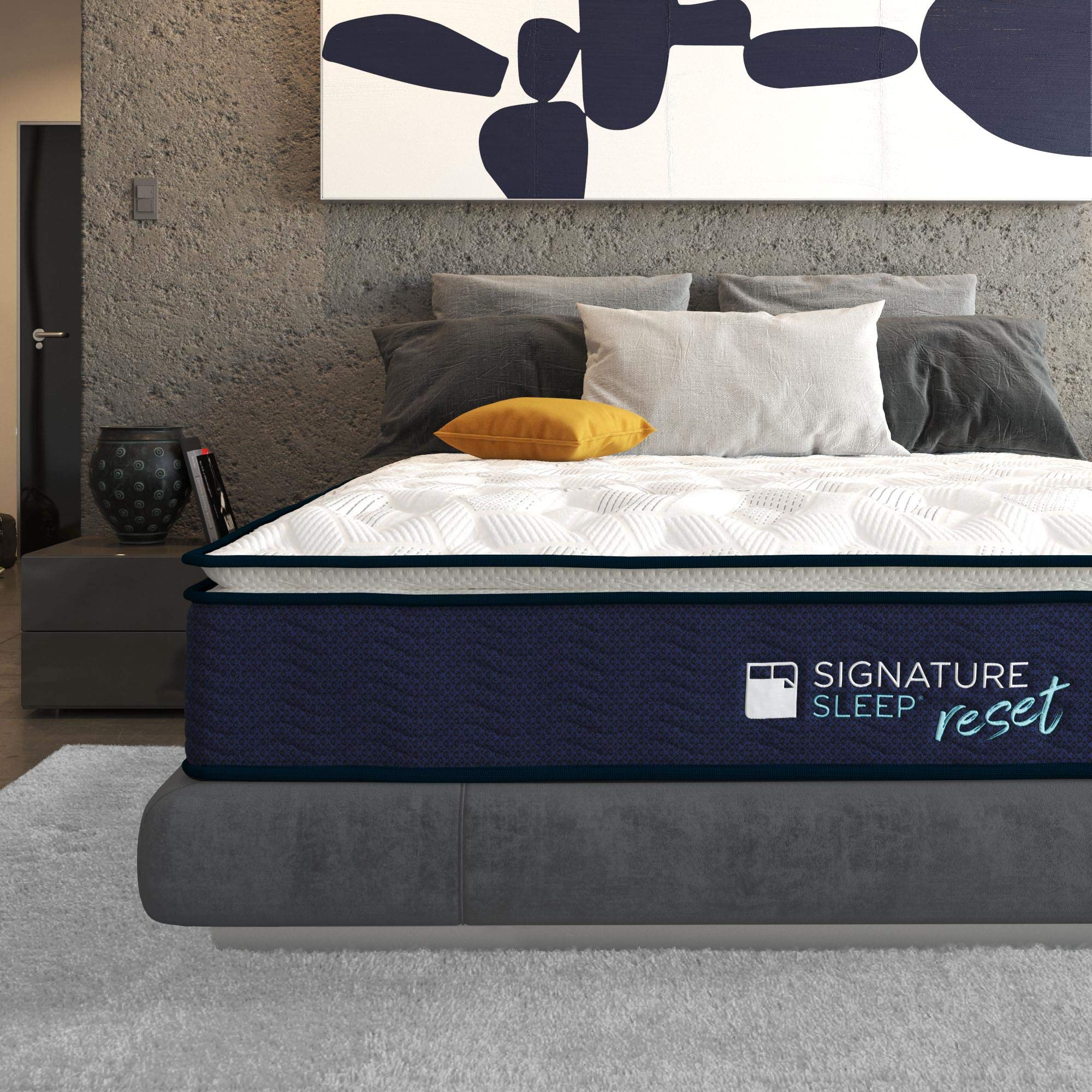 Buy Signature Reset 12inches Activated Charcoal, Latex and Gel Memory