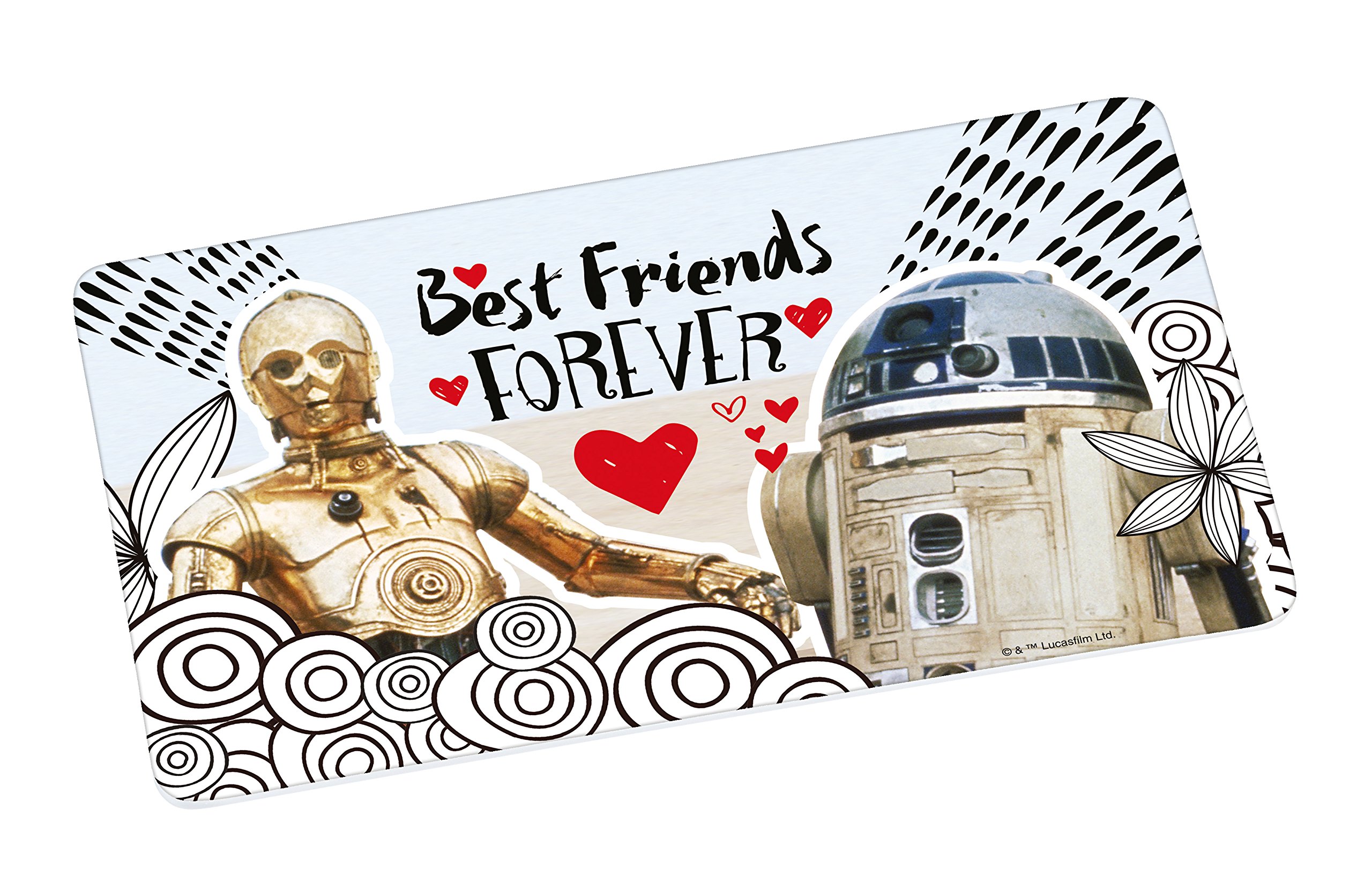Star Wars Breakfast Board Melamine, Colourful, 23,5 x 14 x 0,5 cm
