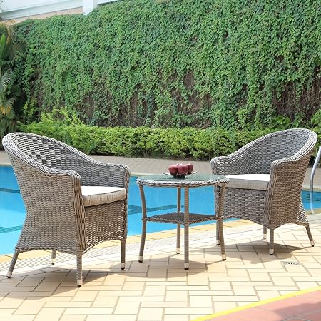 Amazon Com Pleasant Bay 5511 Patio Furniture White Garden Outdoor