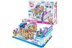 5 Surprise Mini Brands - Mini Mart Playset by ZURU (Series 4) Exclusive and Mystery Collectibles
