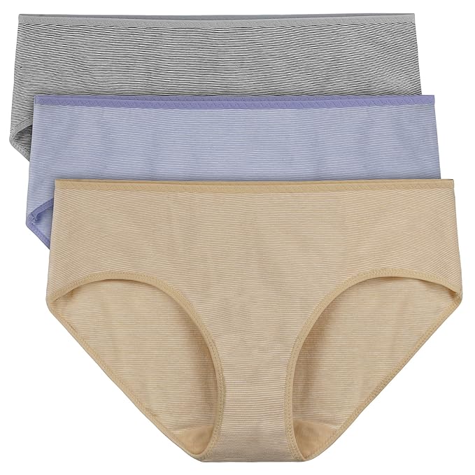 David Archy Women S 3 Pack Combed Cotton Underwear Stretch Hipster