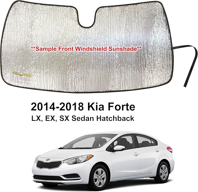 YelloPro Custom Fit Automotive Reflective Front Windshield