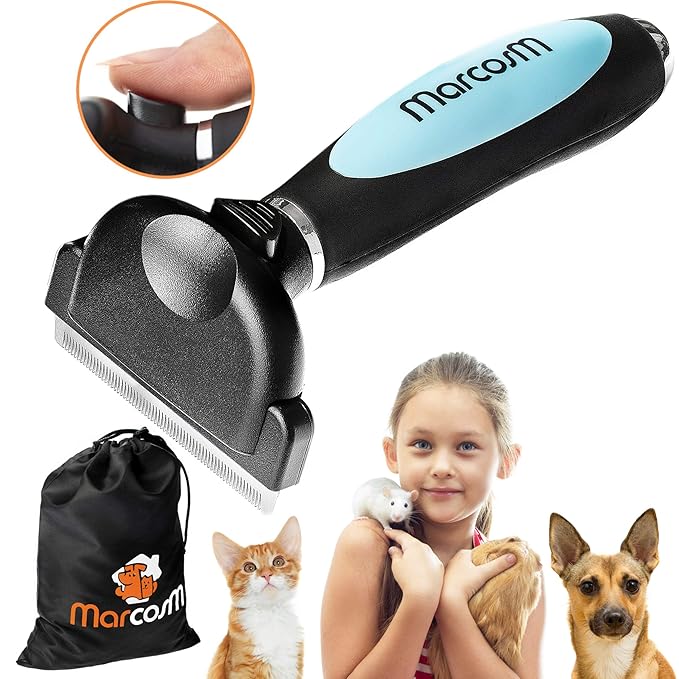 MarcosM Dog Brushes for Shedding Professional Deshedding Tool for Dogs