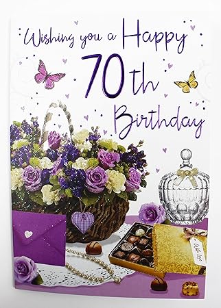 70th Birthday Messages For Cards - Card Design Template