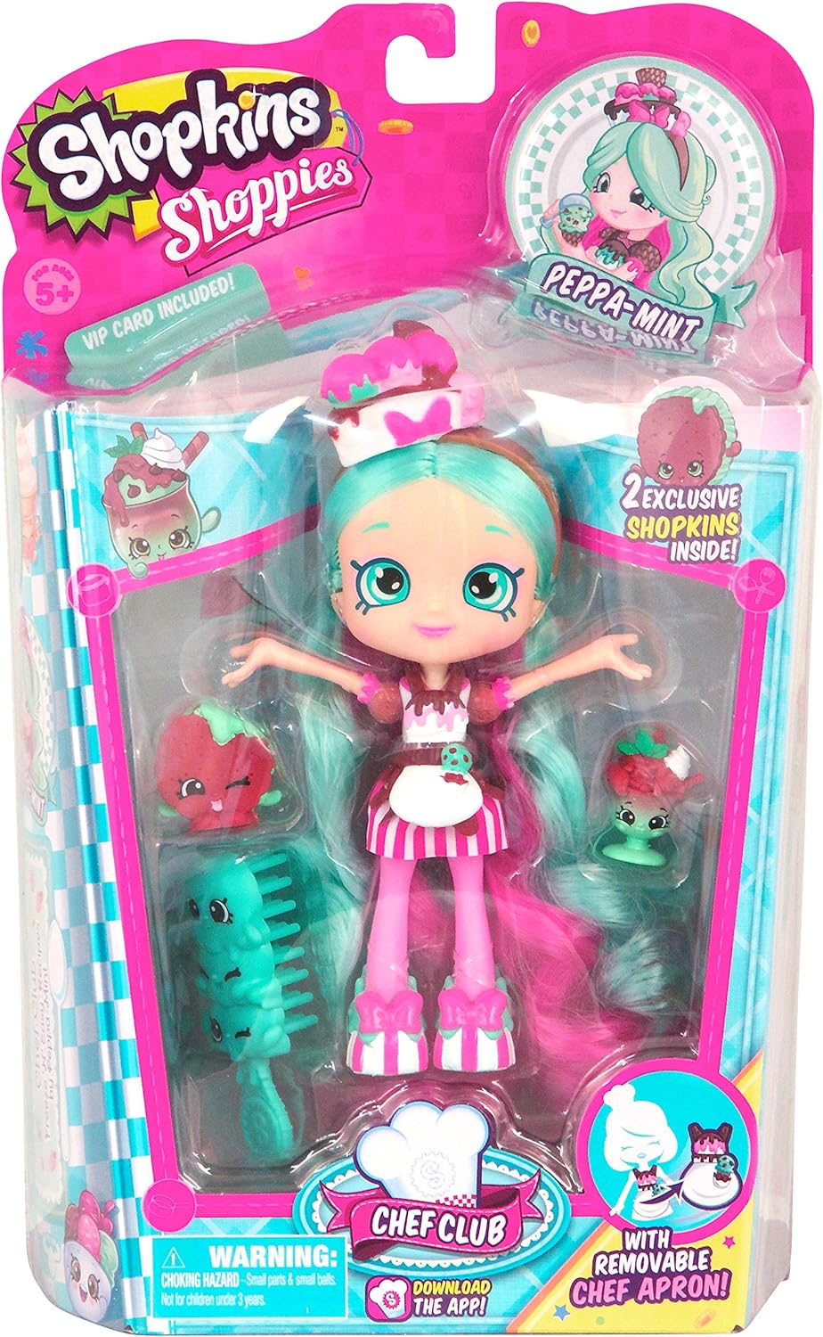 shopkins peppa mint doll