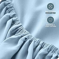 Bare Home Twin XL Fitted Sheet - Extra Deep Pocket