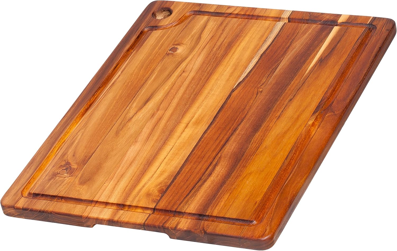 Proteak Rectangular Cutting Board, 18" x 14" x 3/4" with Corner Hole