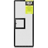 Zilla Fresh Air Hinged Door Screen Cover for Reptile Terrarium, 30 x 12 | Reptile tank accessories with locking door, black wire mesh, withstands high temperatures and corrosion