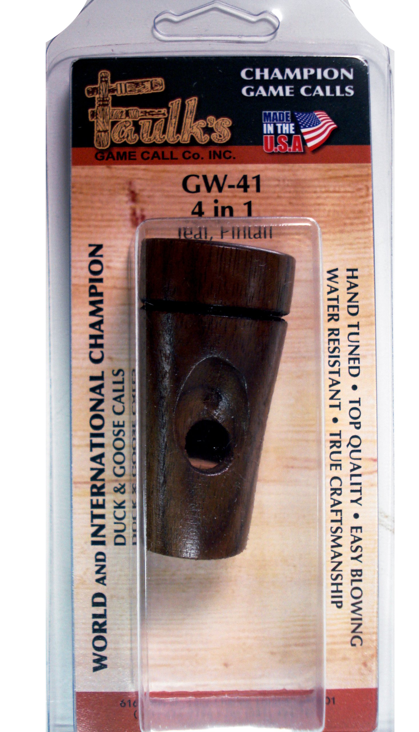 4-in-1 Duck Calls GW-41, Brown
