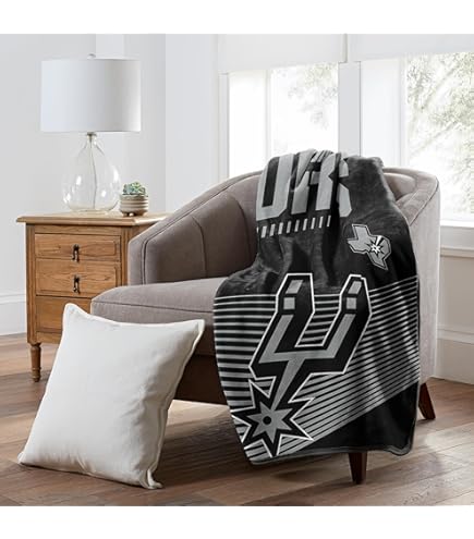 記念グッズ Spurs Retro Crest Knitted Blanket Amazon.com: Sleep Squad San Antonio Spurs City Edition 60 x 80