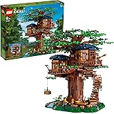 LEGO 21318 Ideas Tree House, Model Construction Set for 16 Plus Year Olds with 3 Cabins, Interchangeable Leaves, Minifigures and a Bird Figure