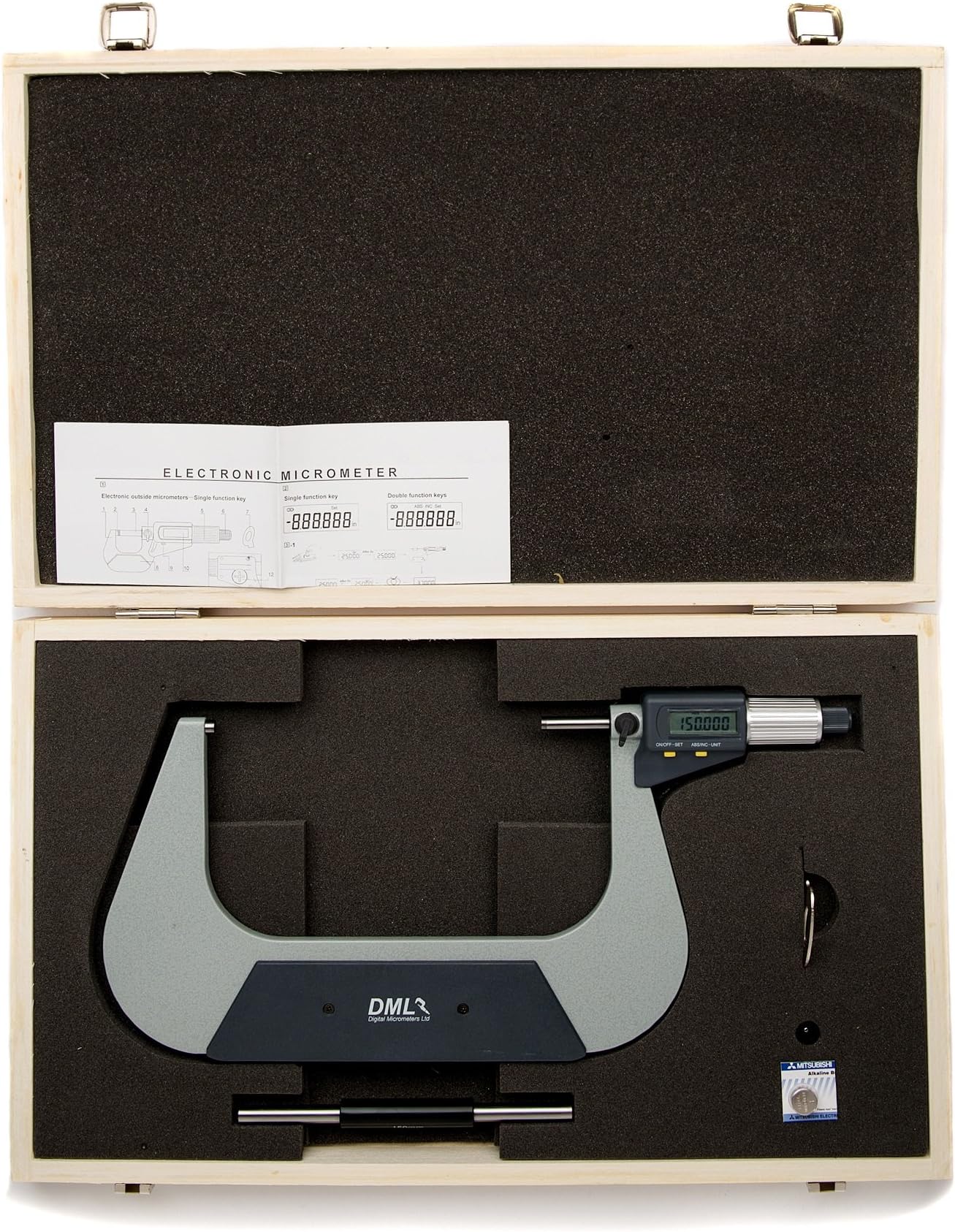 DMLIP54 175-200mm Digital Micrometer 12 Months Warranty