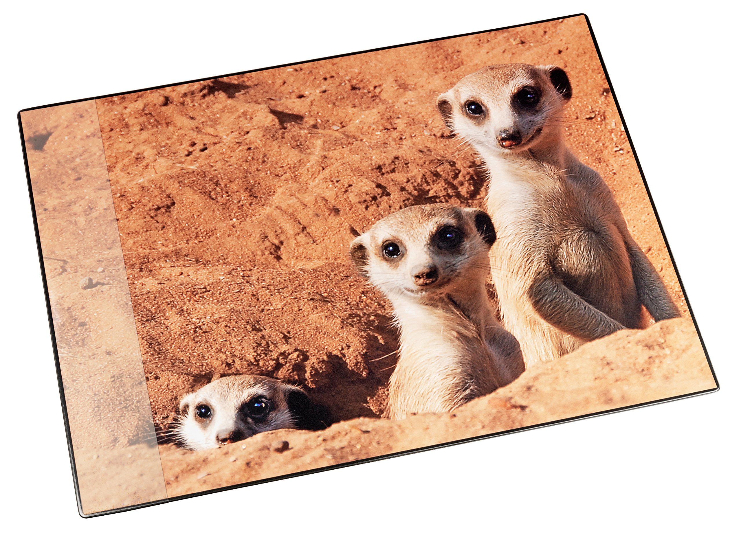 Läufer Motif Desk pad Meerkats Erdmännchen