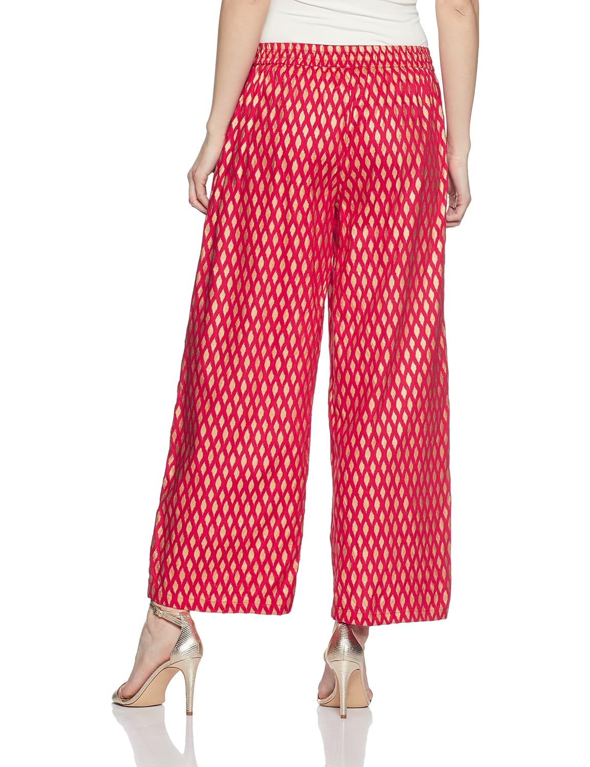 amazon brand- myx women's festive palazzo