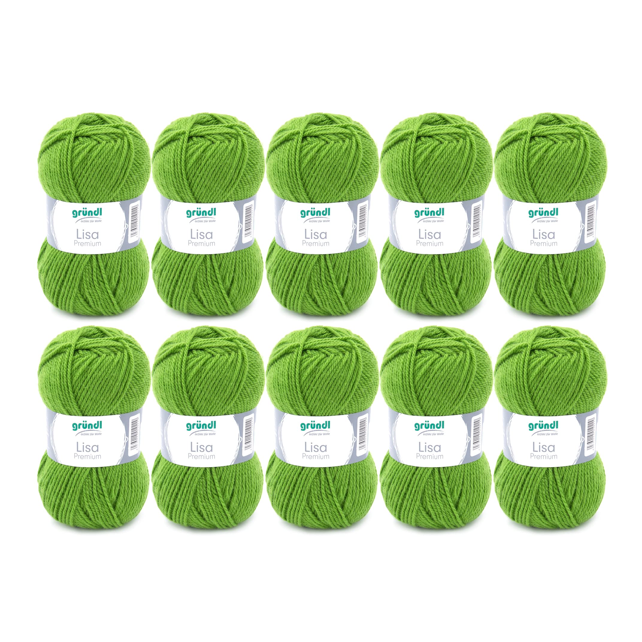 Grundl Lisa Premium uni 50g - Evergreen 33 -Pack of 10