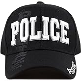 The Hat Depot Law Enforcement 3D Embroidered Hat.