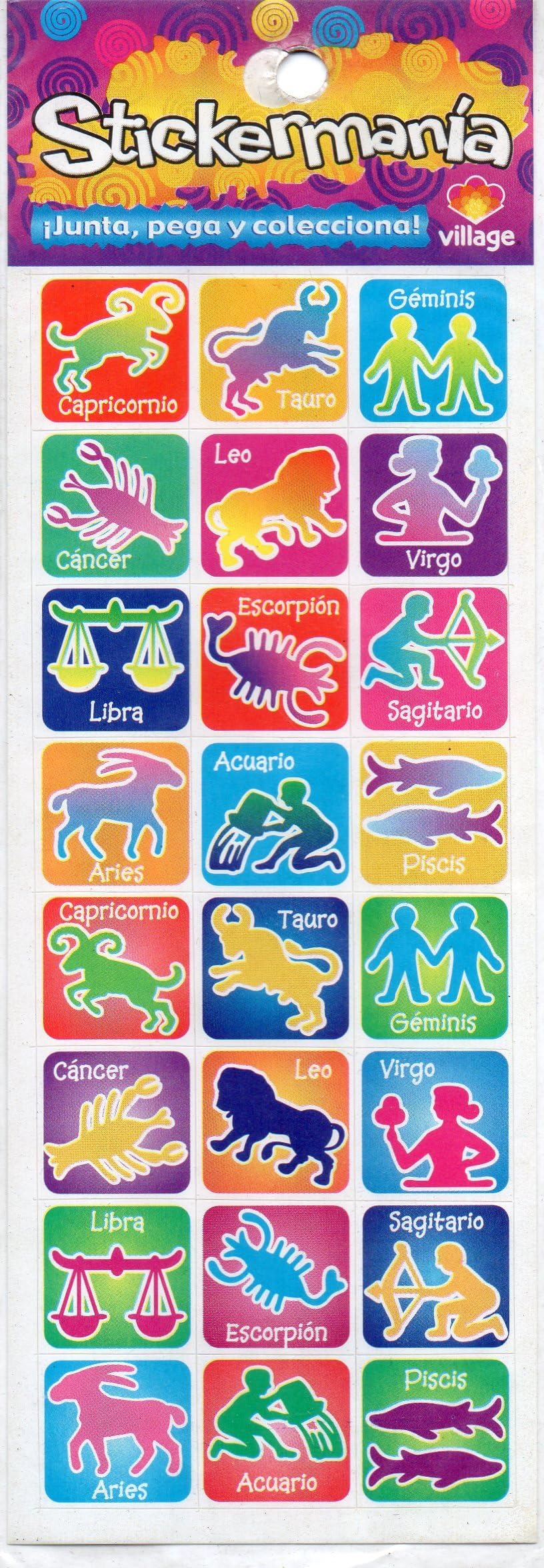 HOROSCOPE Micro Stickers Decal Vintage STICKERMANIA