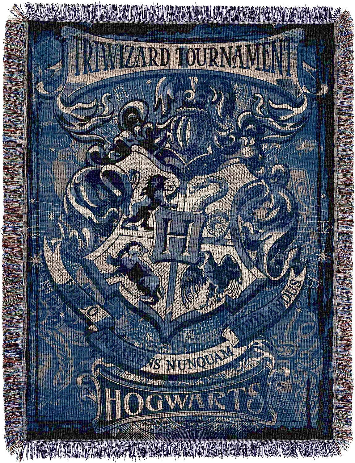 Northwest Harry Potter Throw Blanket, 48" x 60", Tri Wizard