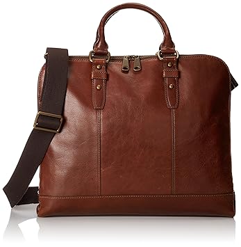 Fossil Dillon Leather Brown Messenger Bag Handbag (MBG9049200)