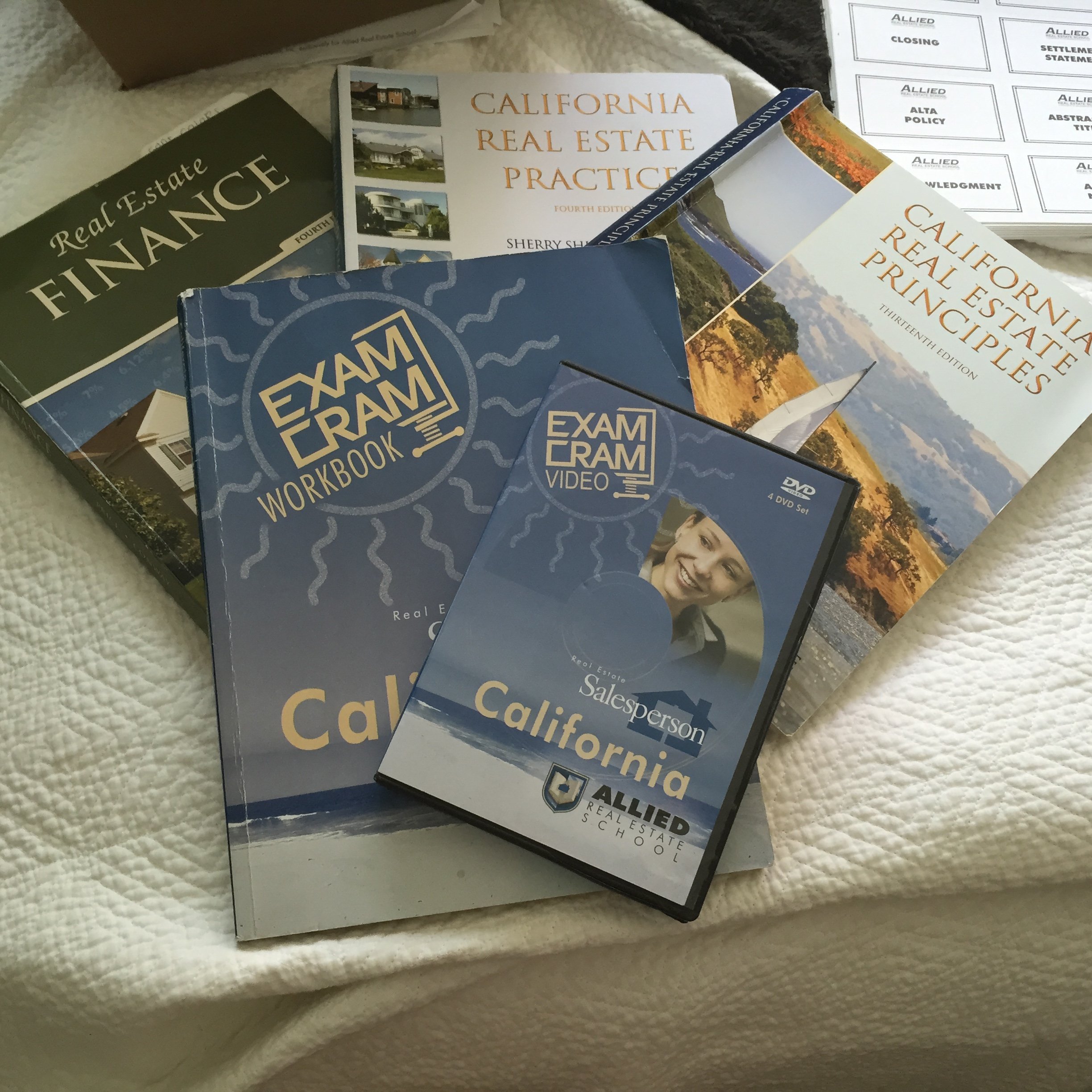 Allied Real Estate School California Exam Cram Video 4 Dvd Set No Workbook Included Allied Real Estate School 0071653209652 Amazon Com Books