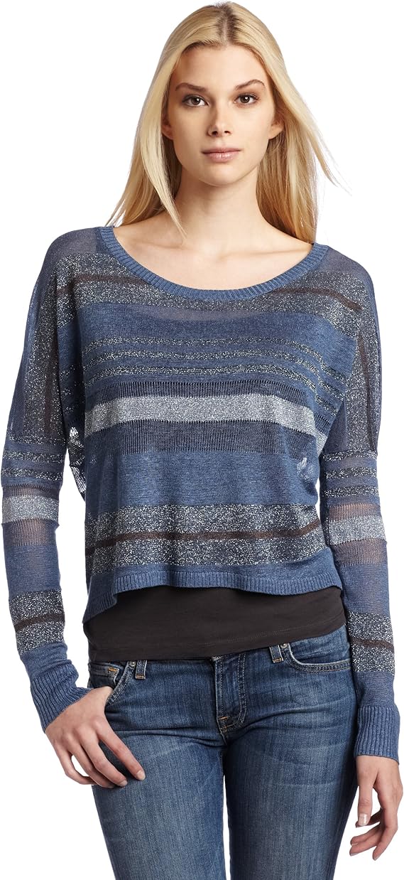 Splendid Women's Long Sleeve Pullover Sweater at Amazon Women’s