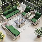 Muphyers 10-Piece Outdoor Patio Furniture Set with