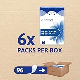 TENA Discreet Extra Plus Incontinence Pads 96 Pack 6 x 16 Count for Women view 2