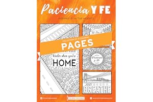 Coloring Broadway - in The Heights Inspired Coloring Pages (Set of 4) “Paciencia y Fe” Collection, Broadway Musical Merchandise, Card Stock (8 1/2” x 11”), Ideal Gift for a Broadway Theater Lover