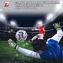 ZASH Soccer Goalie Gloves for Kids, Youth & Adult