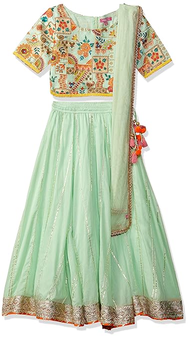 Girls' Regular Fit Salwar Suit Set