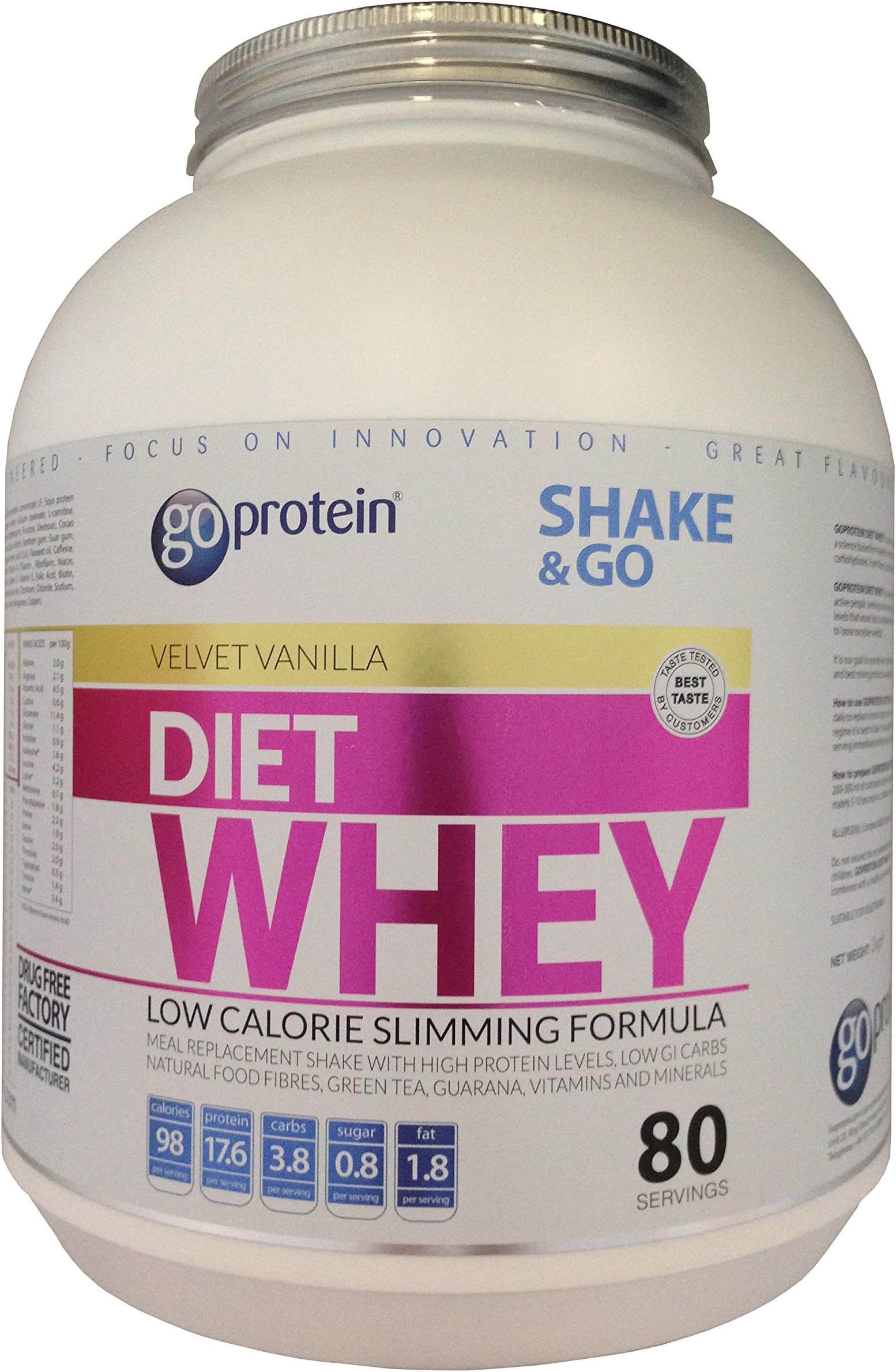 2kg Diet Whey Vanilla