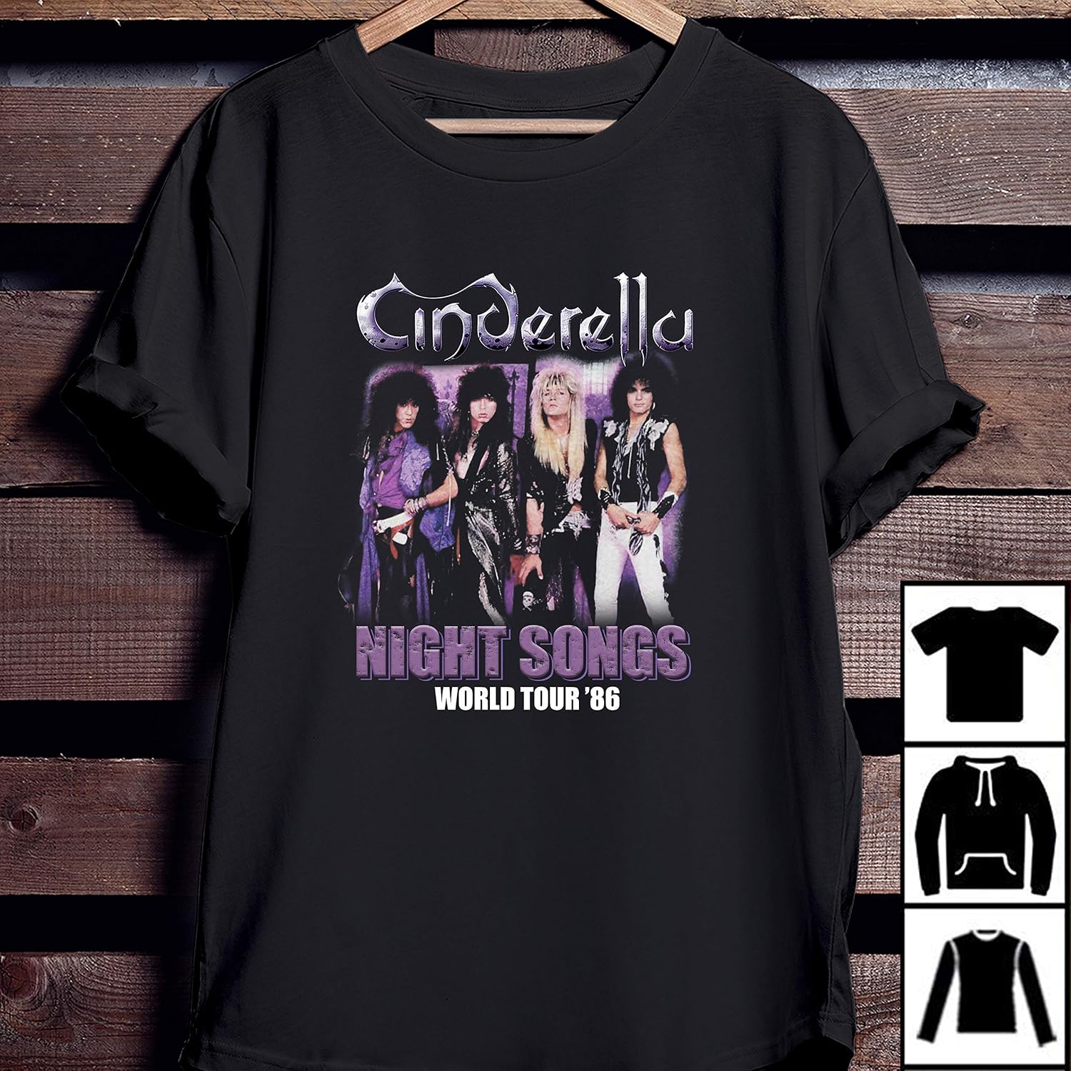 black cinderella t shirt