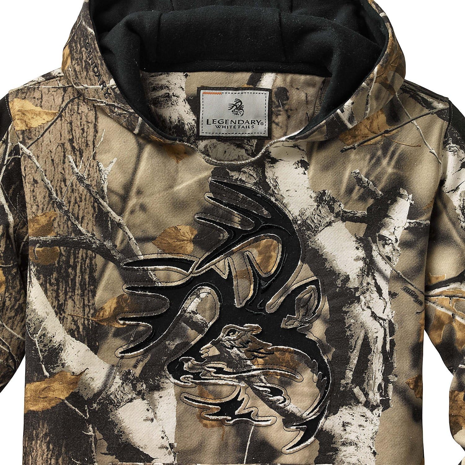 Legendary Whitetails Youth Camo Outfitter Hoodie: Clothing