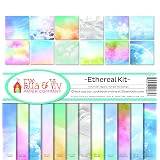 Ella & Viv 50 Shades Scrapbook Collection Kit - 12 Double-Sided 12x12" Papers, 2 Each Design