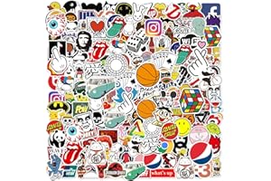 200 Pcs Street Fashion Cool Stickers, Trendy Skateboard Stickers for Adults Teens, Tide Brand Graffiti Sticker Packs, Popular