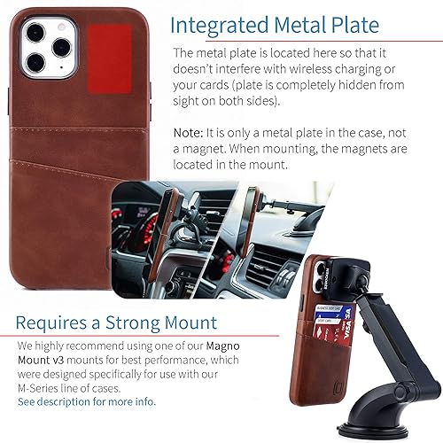 Card Holder Iphone 11 Case Metal Plate Dockem Wallet Case For - Main Image