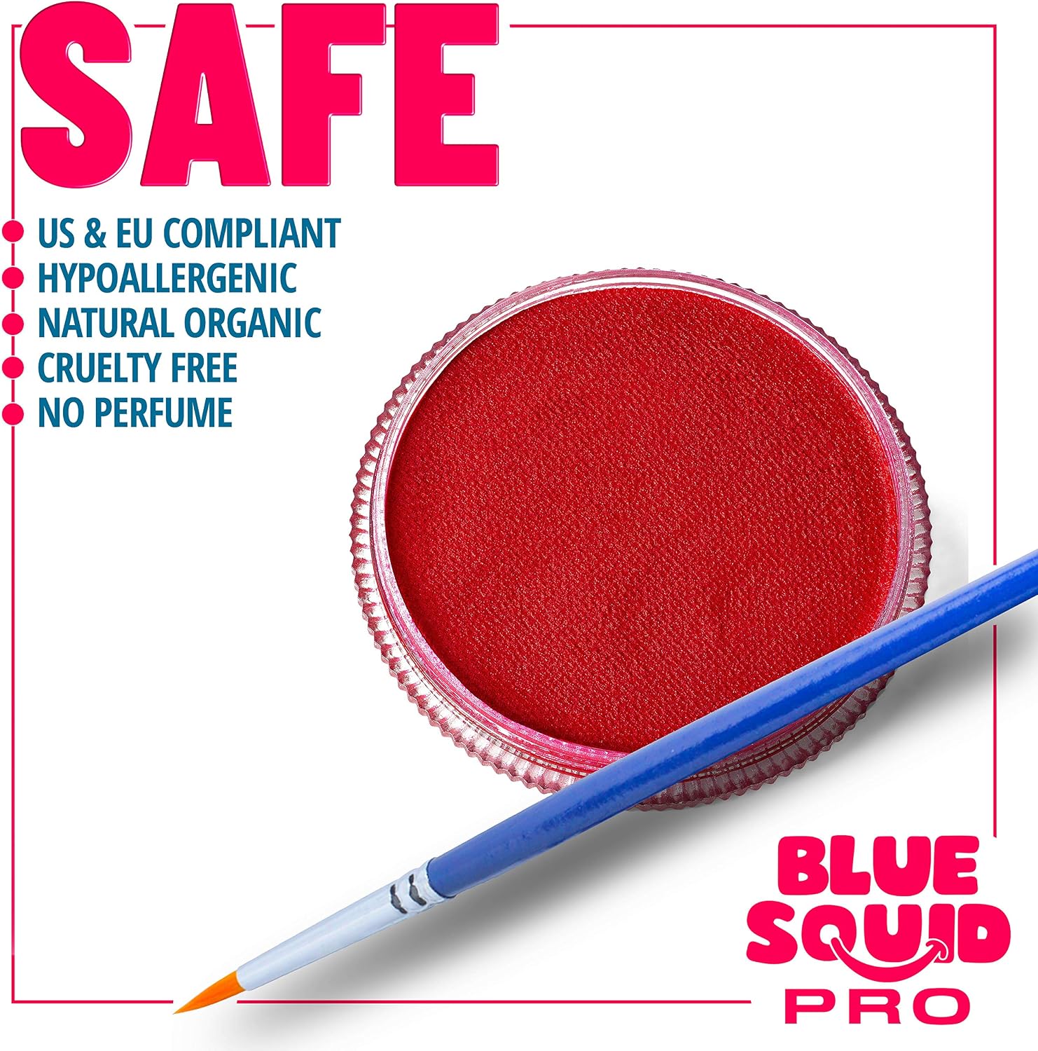 Blue Squid PRO Face Paint, Professional Water Based Single Cake Facepaint & Body Paints, SFX Makeup - Image 4