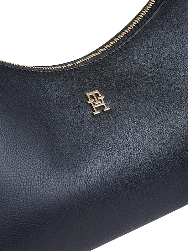 Damen Schultertasche Icon mit Münztasche, Schwarz (Black), Einheitsgröße