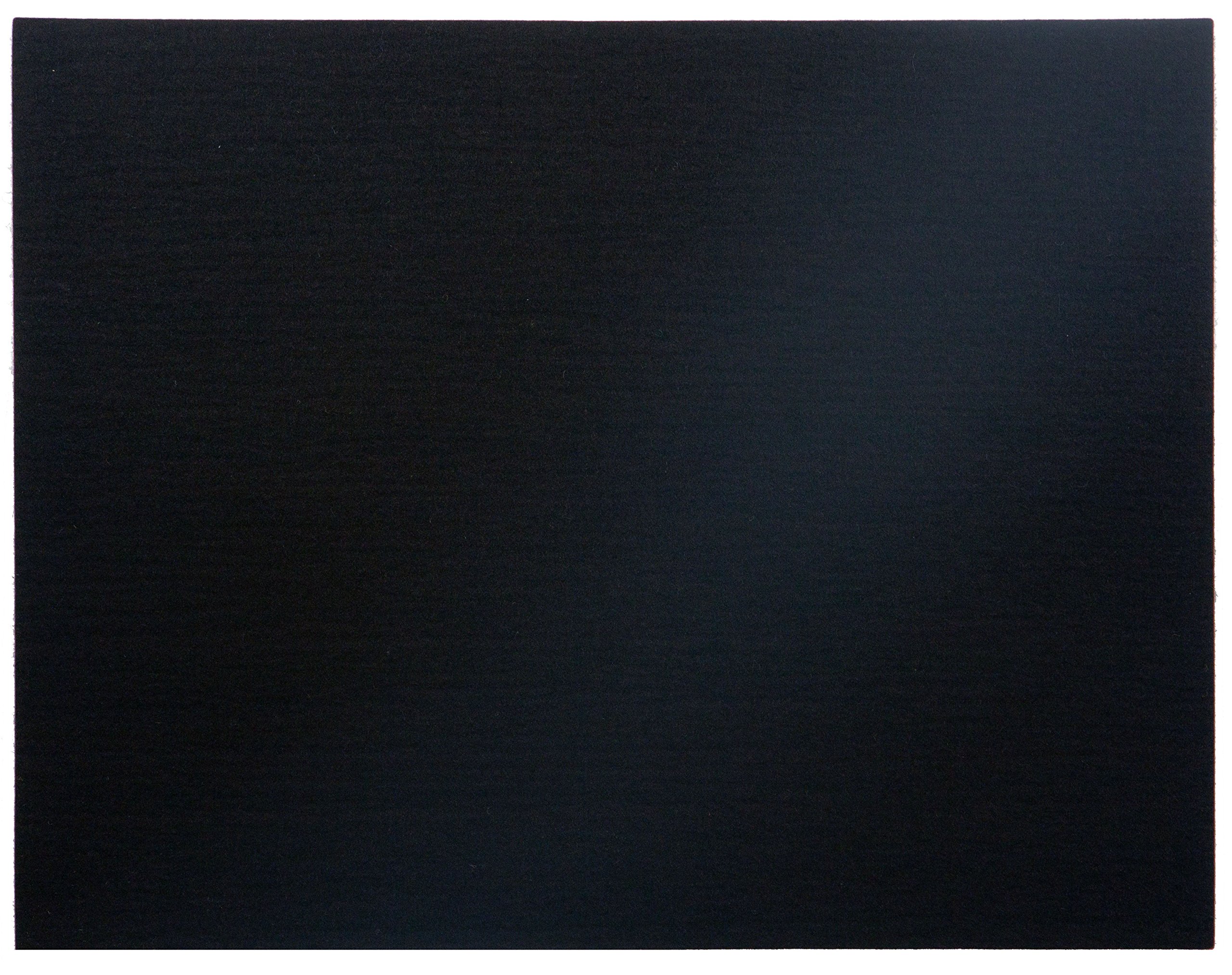 Hey Sign Place mat, Virgin wool, Black (Black 02), 45x35x0,5 cm