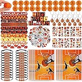Kolewo4ever 294 Pieces Basketball Party Supplies Set Bulk Sports Goodie Bag Fillers for Sports Party Gifts Bags (Basketball)