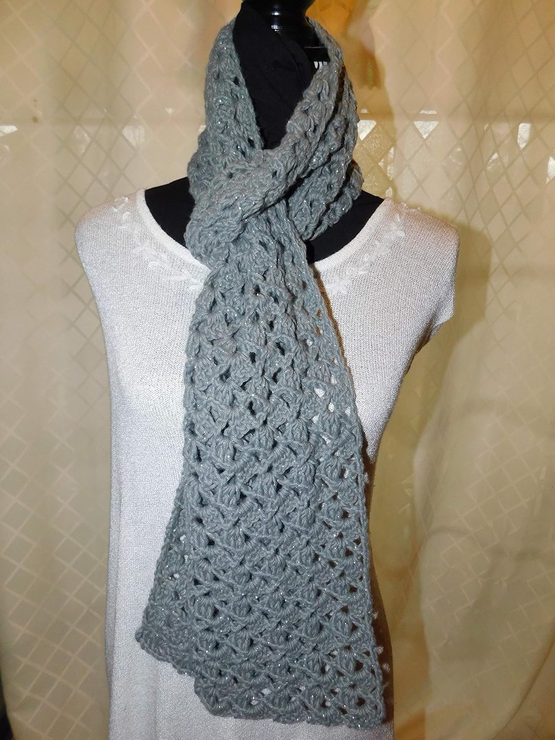 Handmade crochet scarf Clearance